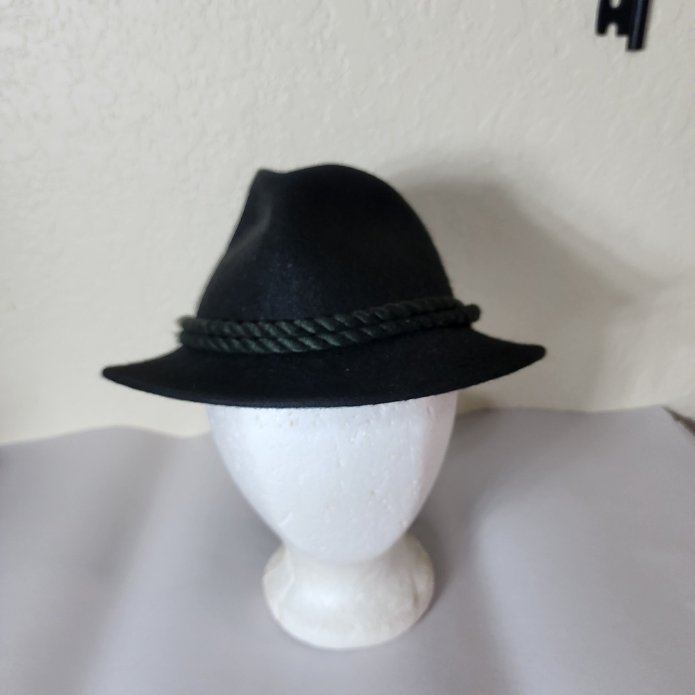 Mayser Hutmacher German Tyrolean Wool Felt Alpine Hat Green Oktoberfest Mens